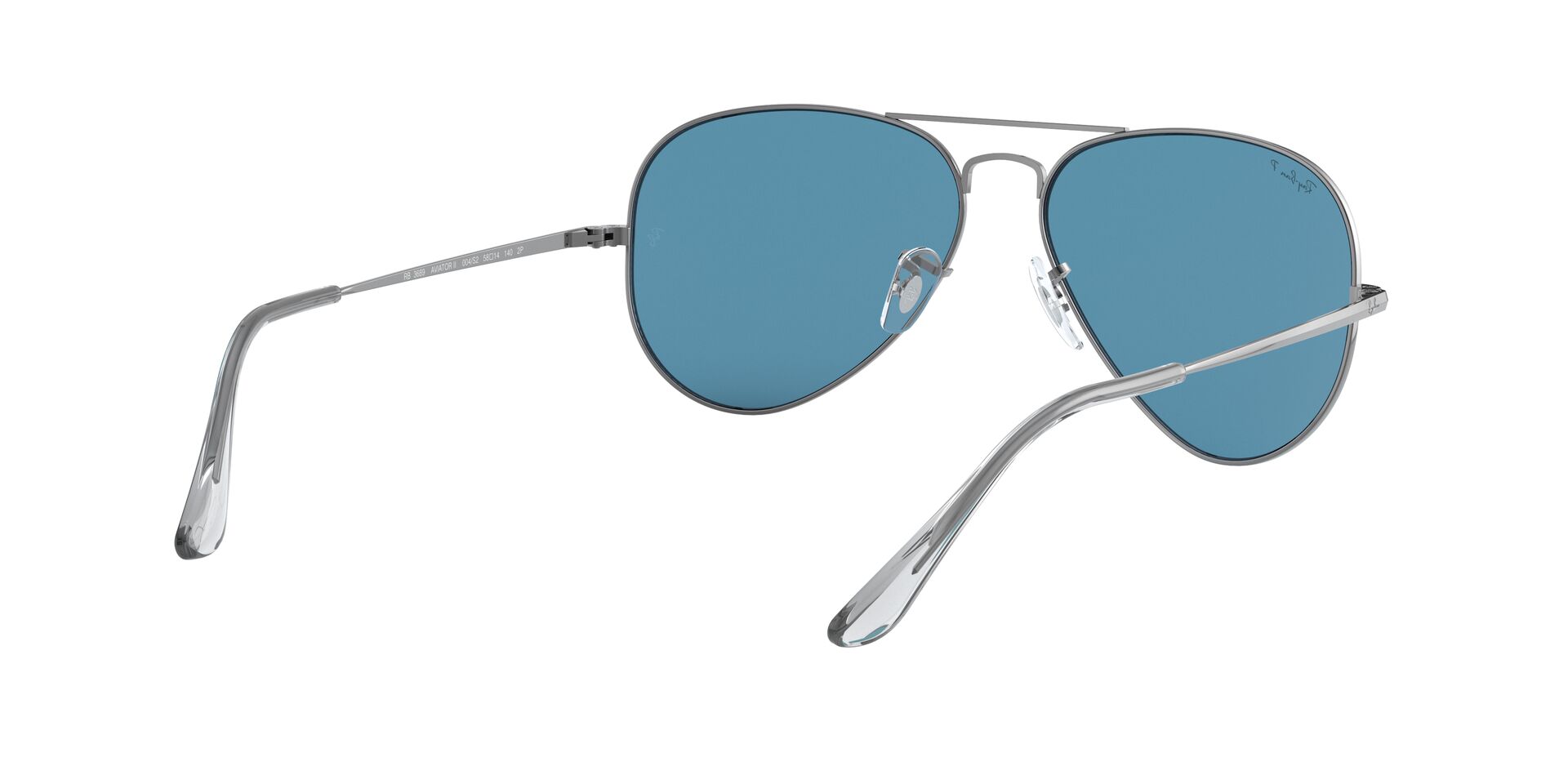 RAY-BAN RB3689 AVIATOR METAL II 004/S2 58