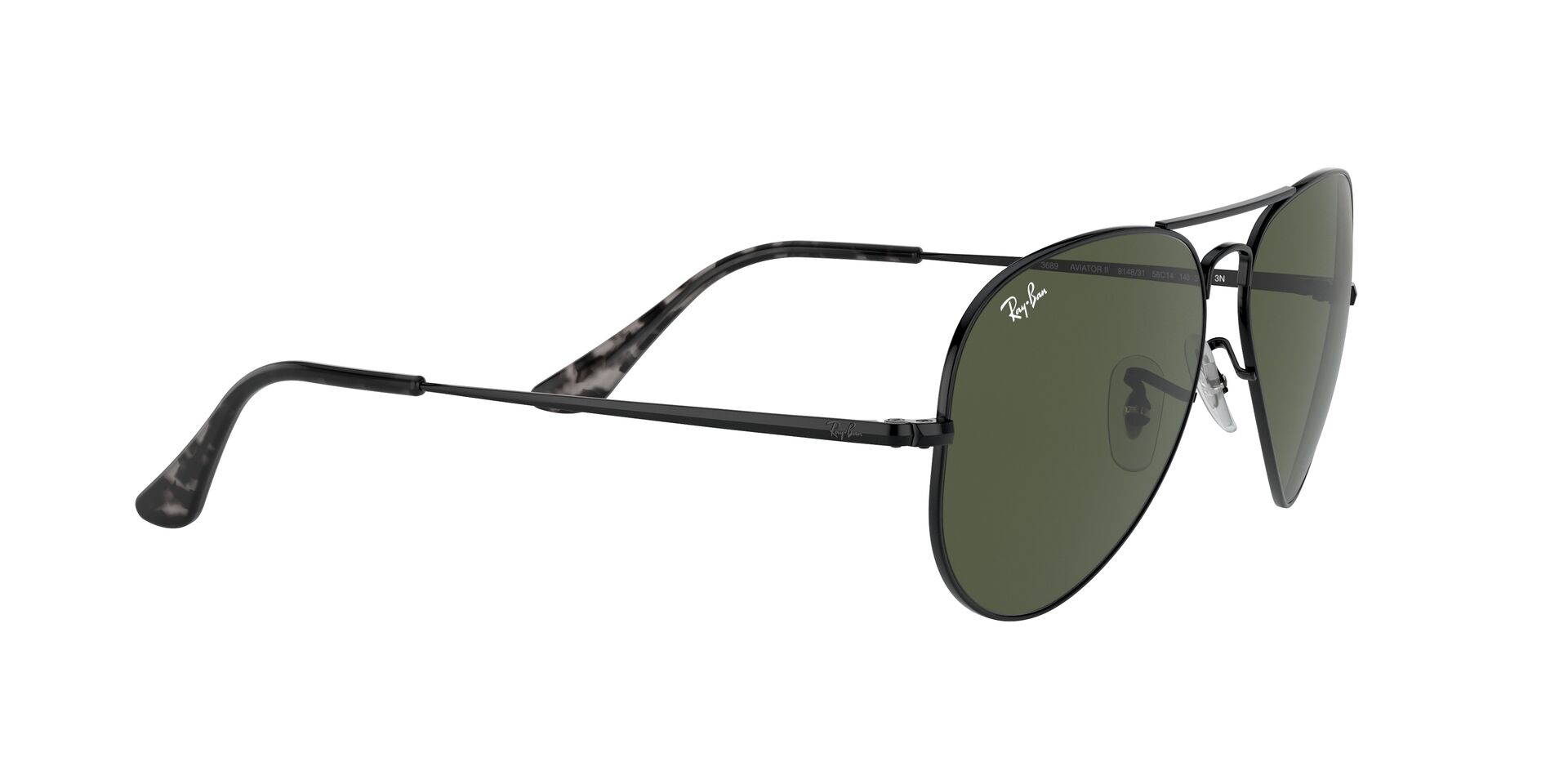 RAY-BAN RB3689 AVIATOR METAL II 914831 62