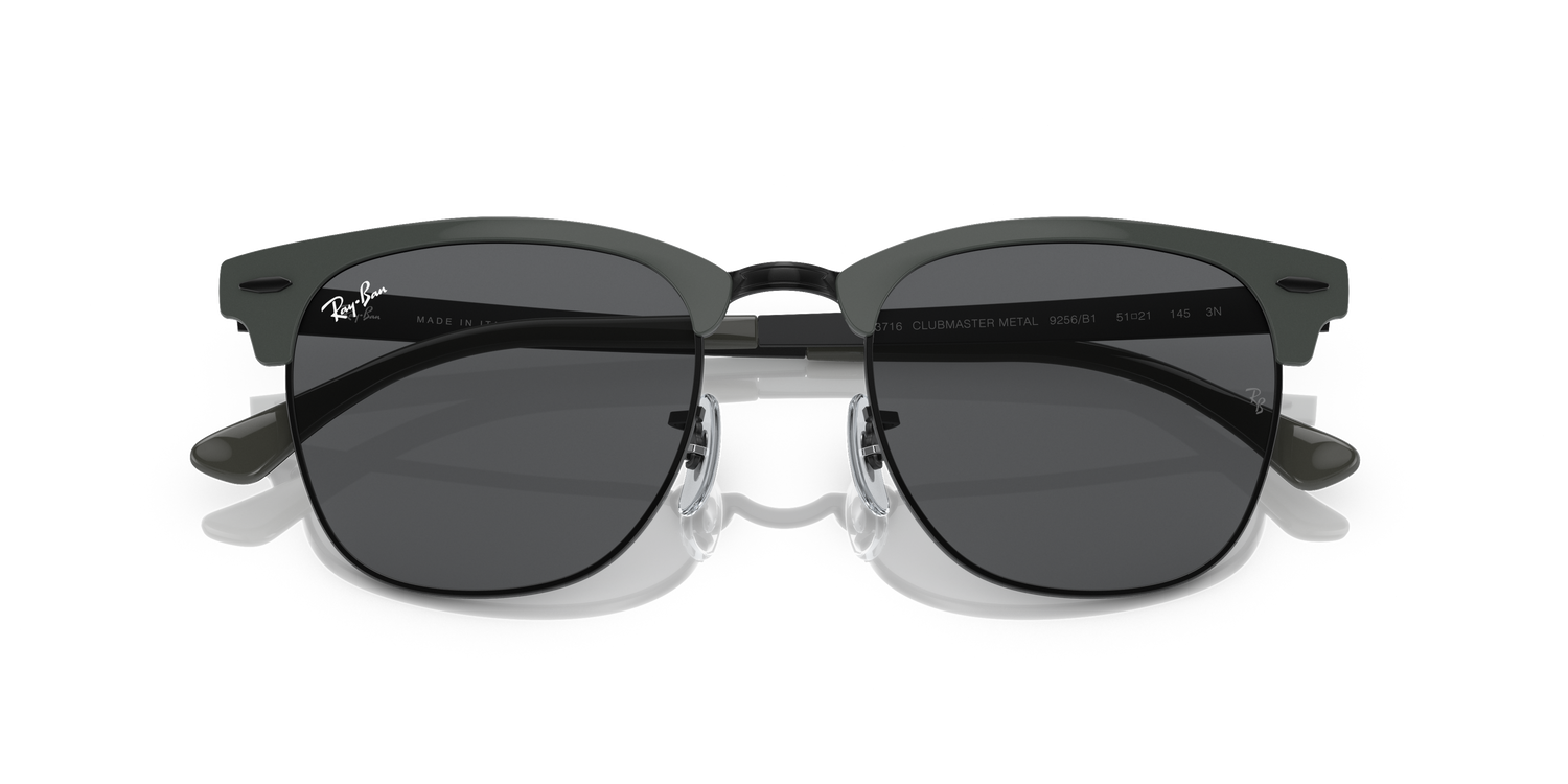 RAY-BAN RB3716 CLUBMASTER METAL 9256B1 51