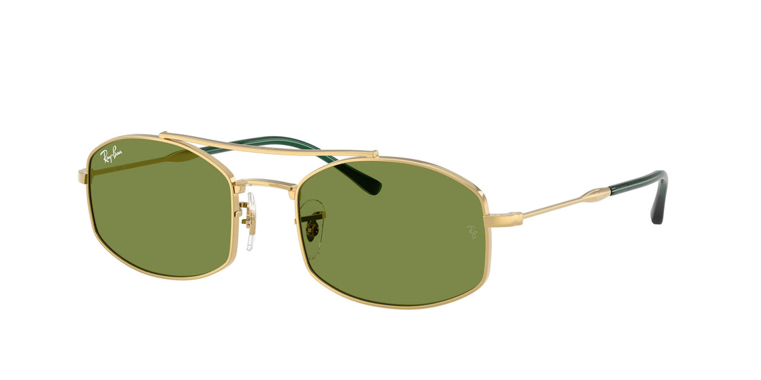 Sunglasses ray-ban rb3719 001/4e dorado oval unisex size 54mm - Main view