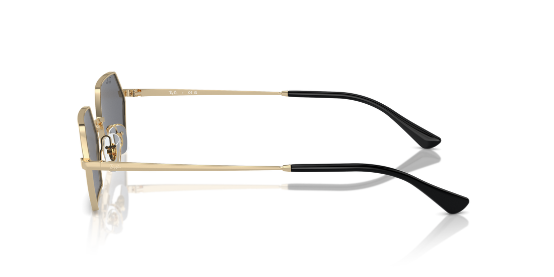 Óculos de sol ray-ban rb3728 yevi 92136v oro unisex tamanho 58mm - Vista de detalhe