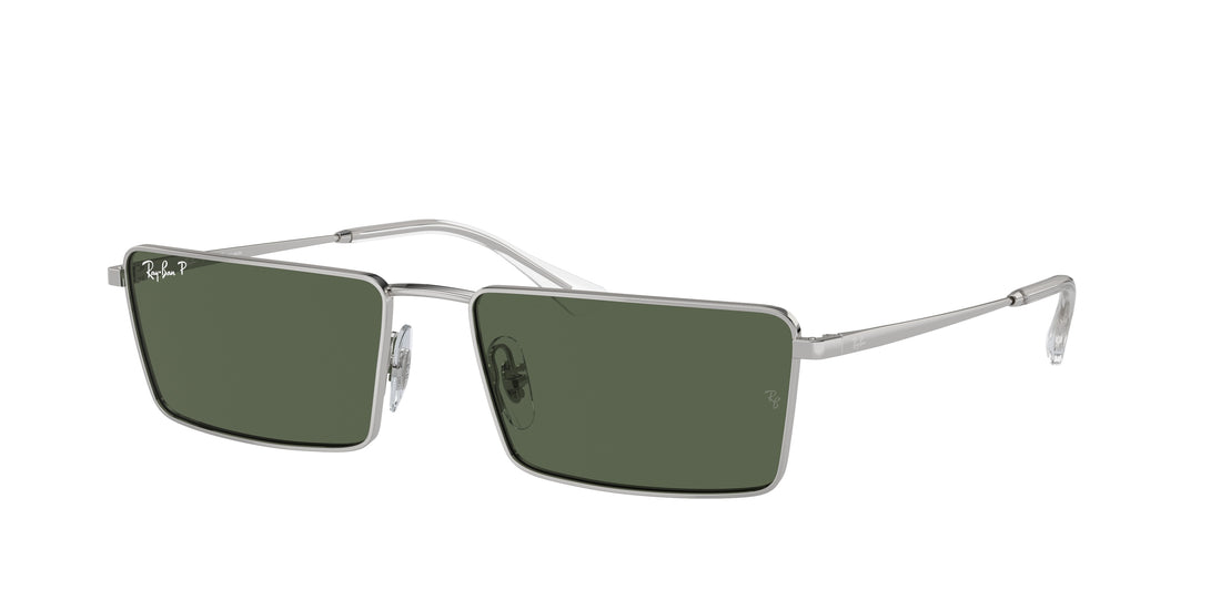 Sonnenbrillen ray-ban rb3741 emy 003/9a plateado rectangular unisex größe 59mm - Hauptansicht