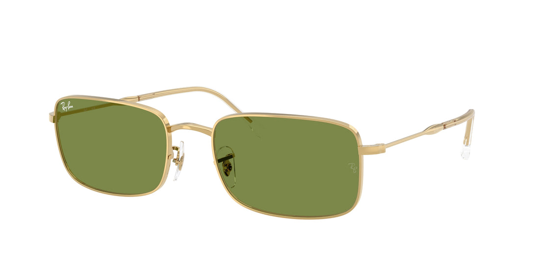 Óculos de sol ray-ban rb3746 001/4e dorado rectangular unisex tamanho 56mm - Vista principal