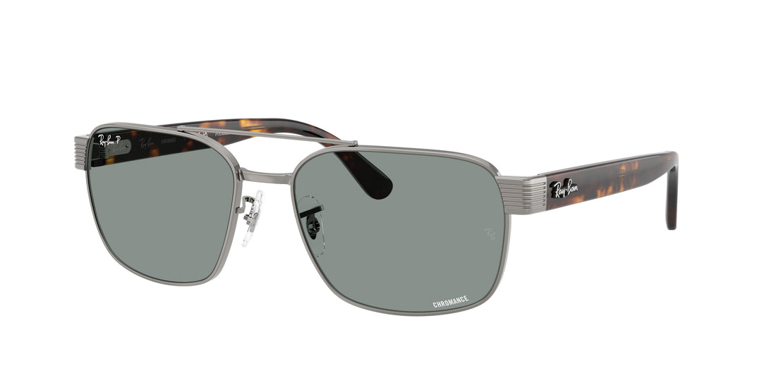 Óculos de sol ray-ban rb3751ch 004/3r gris square unisex tamanho 61mm - Vista principal