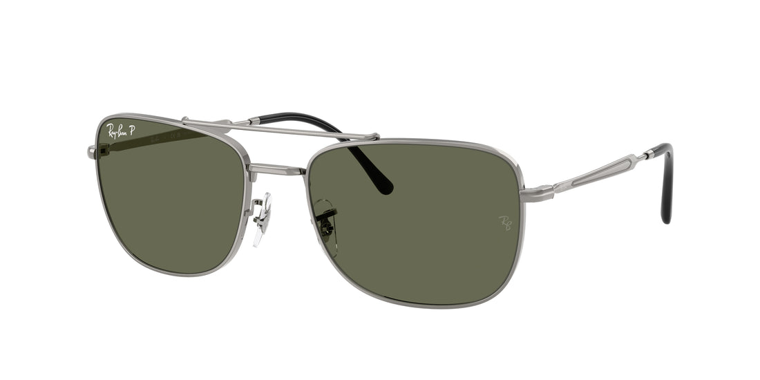 Óculos de sol ray-ban rb3755 004/58 gris rectangular unisex tamanho 59mm - Vista principal