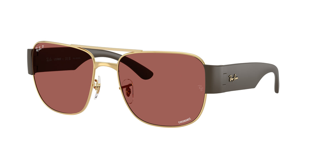 Óculos de sol ray-ban rb3756ch 001/al oro square unisex tamanho 59mm - Vista principal