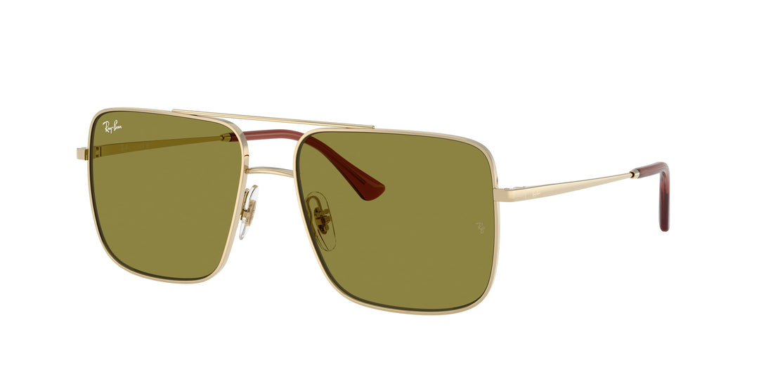 Óculos de sol ray-ban rb3758 ari 9213/2 oro square unisex tamanho 56mm - Vista principal