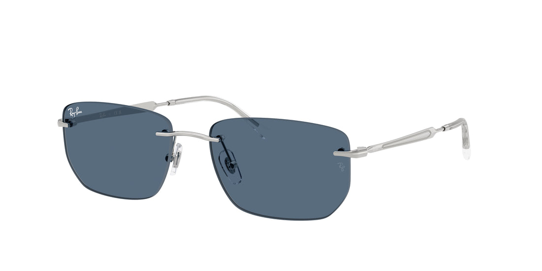 Sonnenbrillen ray-ban rb3768 003/80 plateado irregular unisex größe 56mm - Hauptansicht