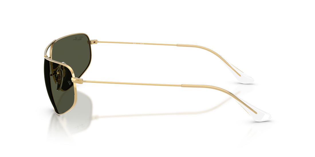 Óculos de sol ray-ban rb3780 001/31 dorado rectangular unisex tamanho 63mm - Vista de detalhe