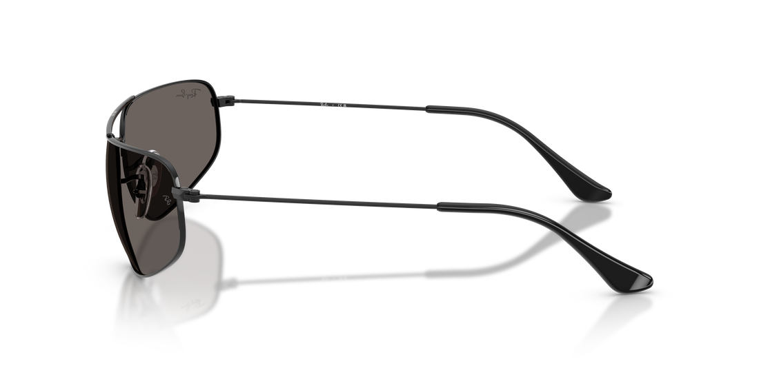 Óculos de sol ray-ban rb3780 002/b1 negro rectangular unisex tamanho 63mm - Vista de detalhe