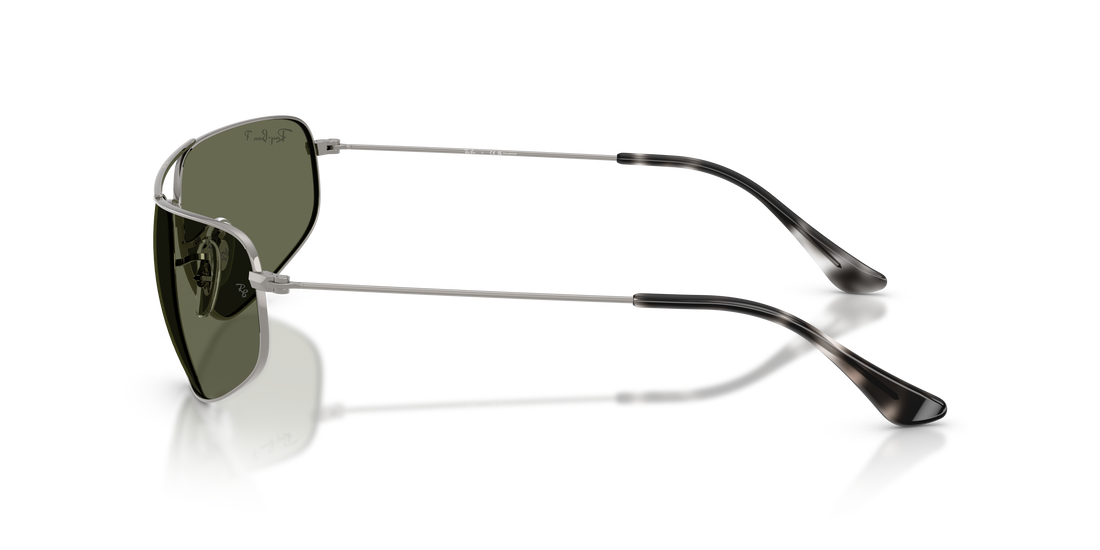 Óculos de sol ray-ban rb3780 004/58 gris rectangular unisex tamanho 63mm - Vista de detalhe