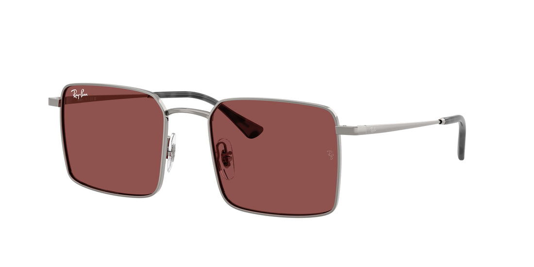 Óculos de sol ray-ban rb3782 004/75 gris square unisex tamanho 53mm - Vista principal