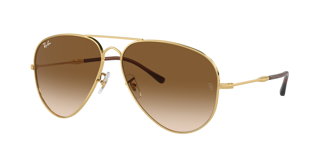 Óculos de sol ray-ban rb3825 old aviator 001/51 dorado pilot unisex tamanho 62mm - Vista principal