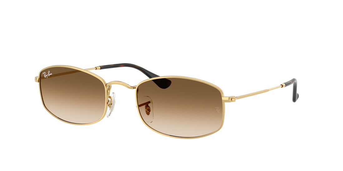 Óculos de sol ray-ban rb3832 001/51 dorado irregular unisex tamanho 52mm - Vista principal