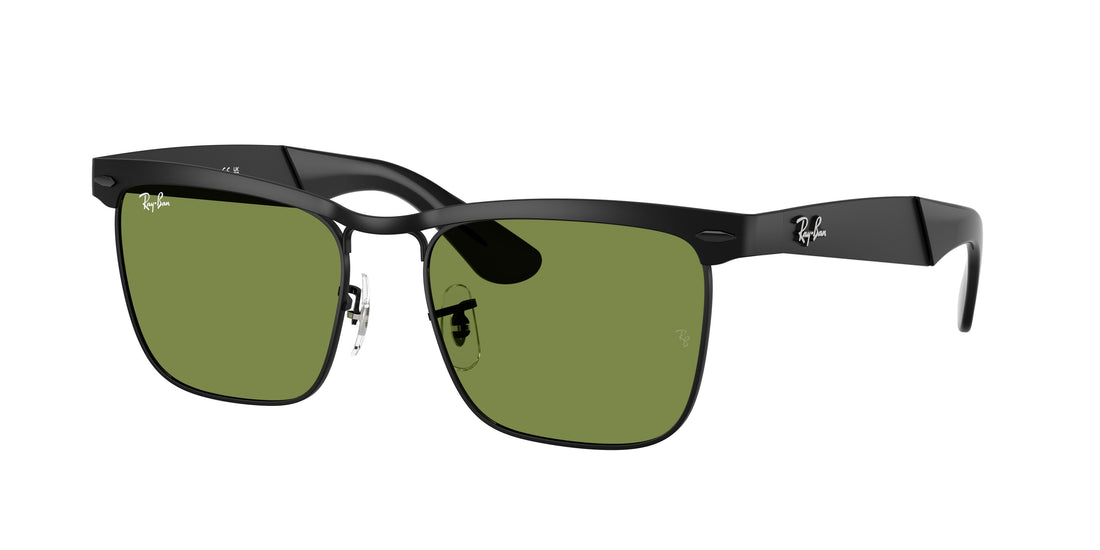 Óculos de sol ray-ban rb3875 wayfarer deluxe 006/4e negro square unisex tamanho 56mm - Vista principal