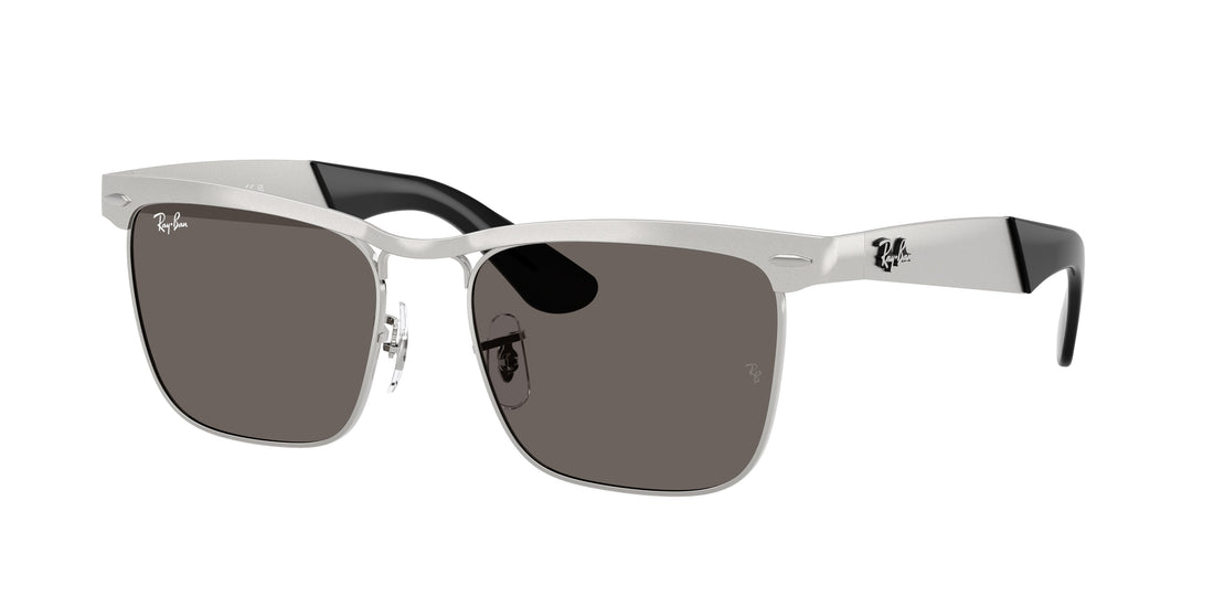 Sunglasses ray-ban rb3875 wayfarer deluxe 019/b1 plateado square unisex size 56mm - Main view