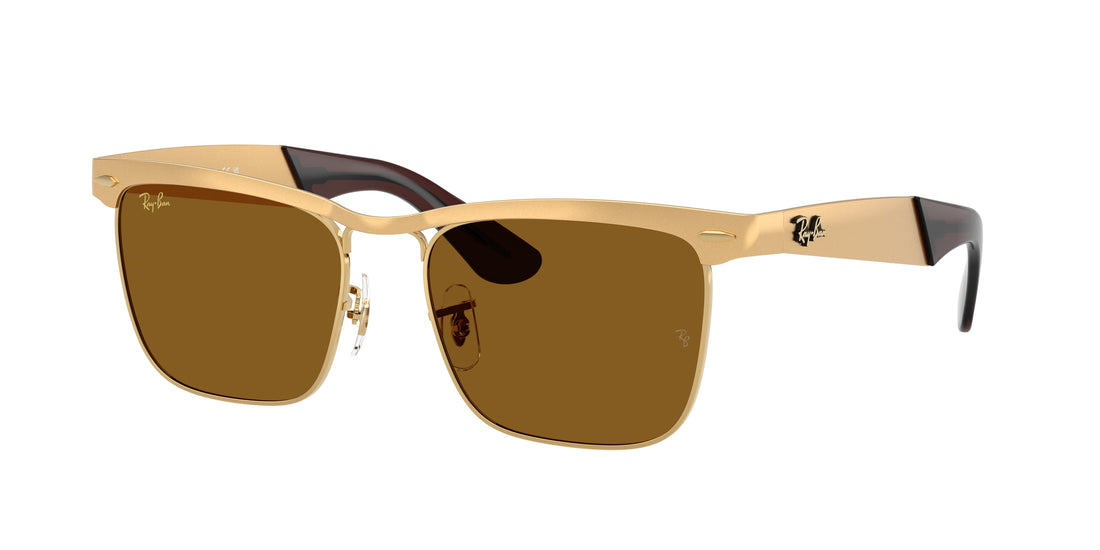 Gafas de sol ray-ban rb3875 wayfarer deluxe 927631 oro square unisex talla 53mm - Vista principal