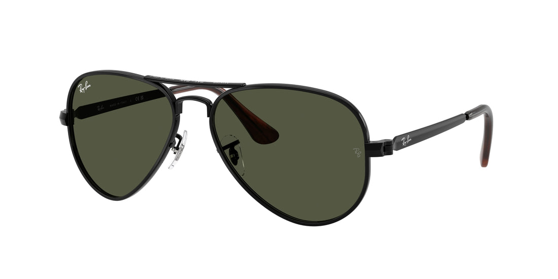 Óculos de sol ray-ban rb3925 aviator max 002/31 negro pilot unisex tamanho 62mm - Vista principal