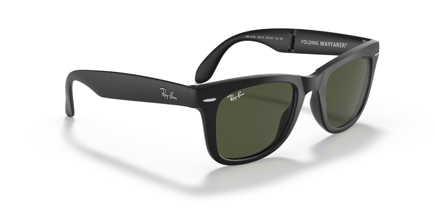 RAY-BAN RB4105 FOLDING WAYFARER 601S 50