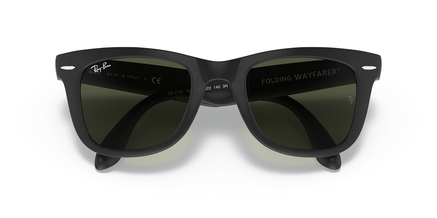 RAY-BAN RB4105 FOLDING WAYFARER 601S 50