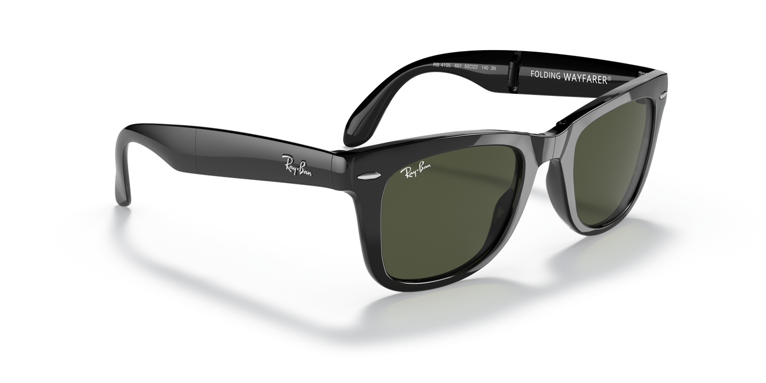 RAY-BAN RB4105 FOLDING WAYFARER 601 54