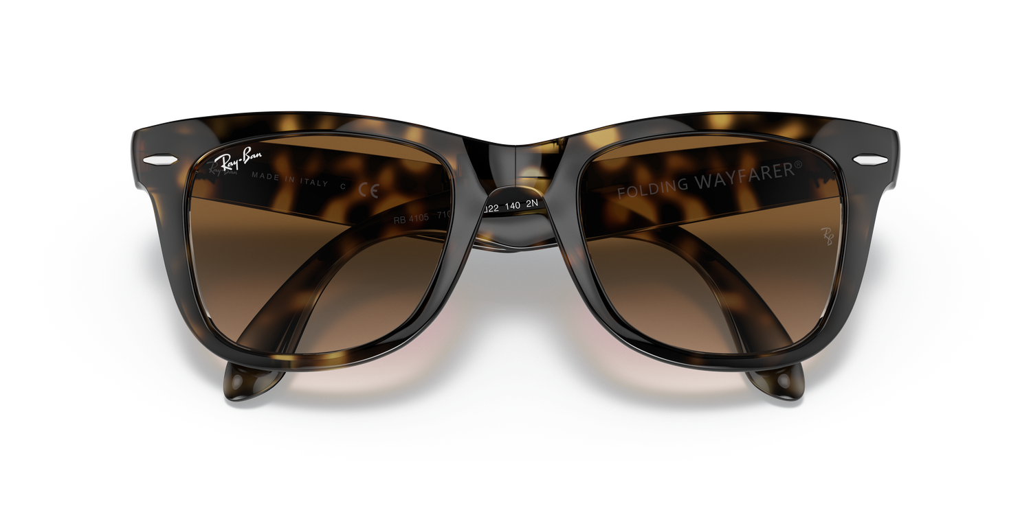 RAY-BAN RB4105 FOLDING WAYFARER 710/51 54