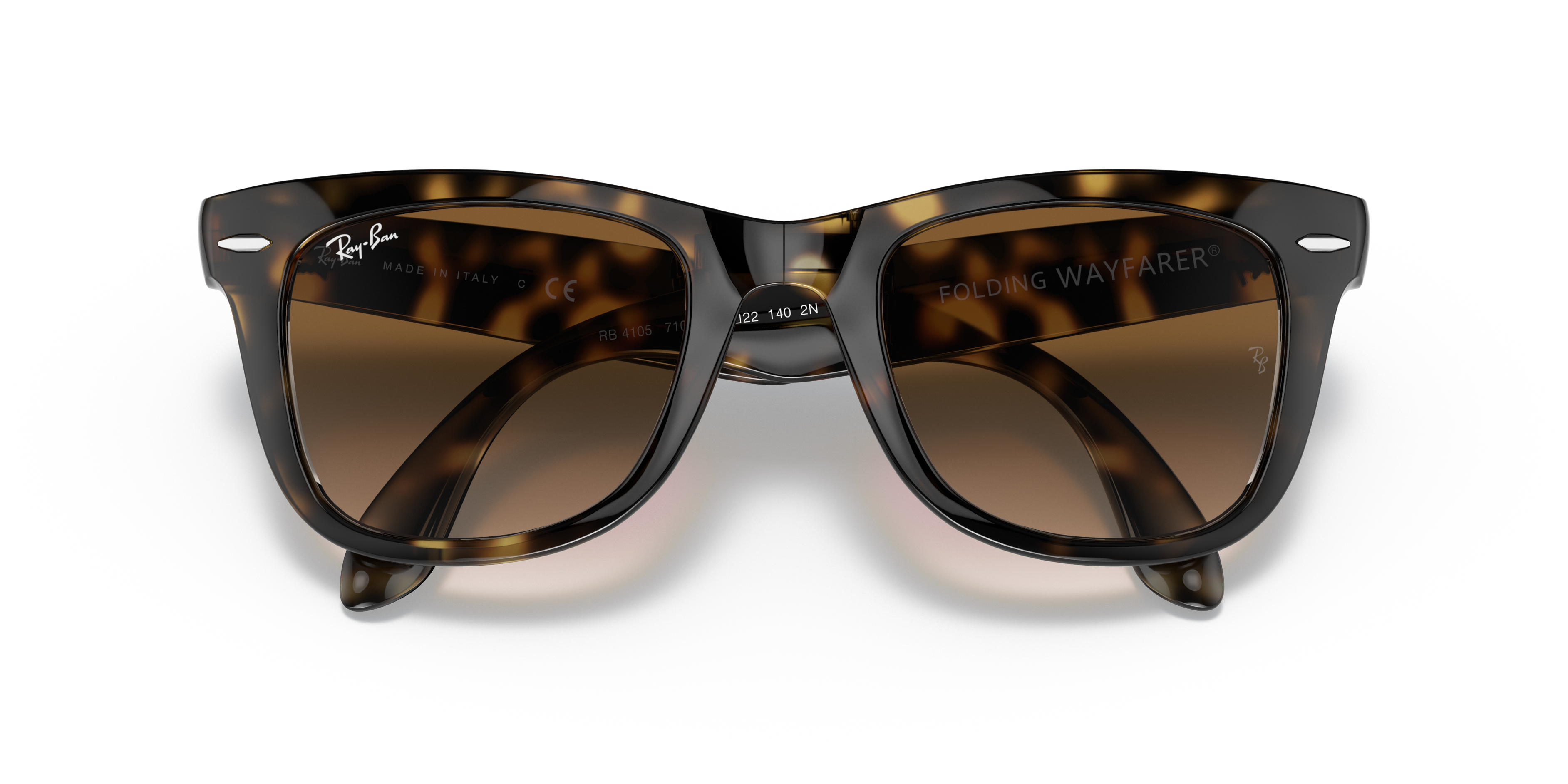 RAY-BAN RB4105 FOLDING WAYFARER 710/51 50