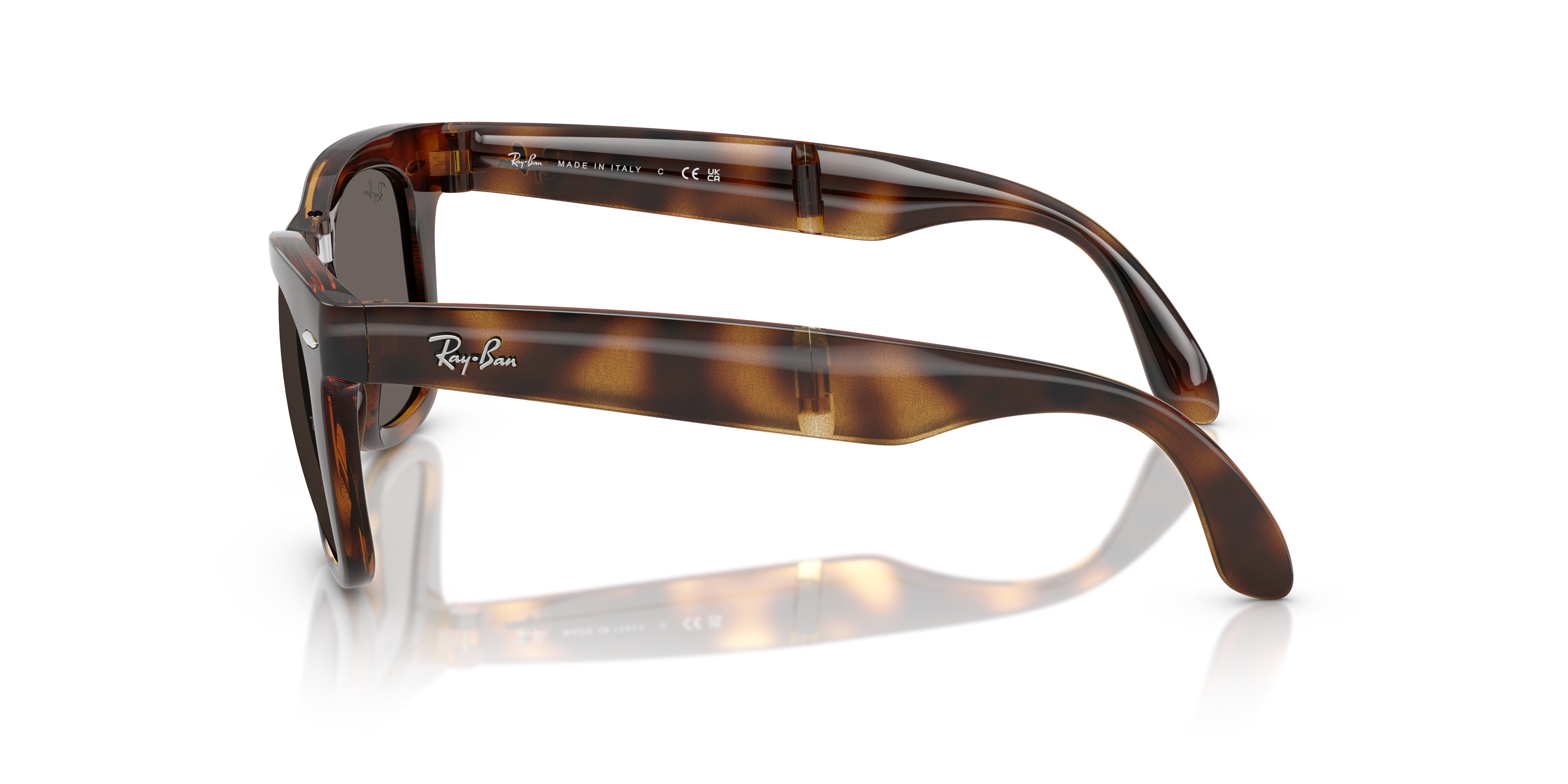 RAY-BAN RB4105 FOLDING WAYFARER 710/B1 50