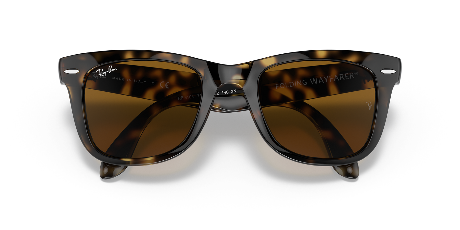 RAY-BAN RB4105 FOLDING WAYFARER 710 54