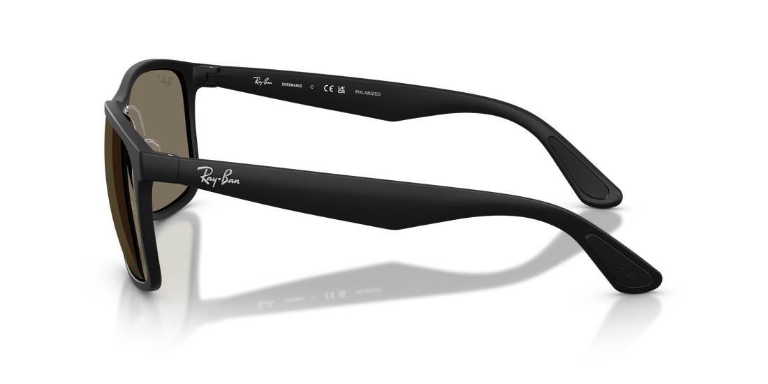 Óculos de sol ray-ban rb4264 601s87 negro square masculino tamanho 58mm - Vista de detalhe
