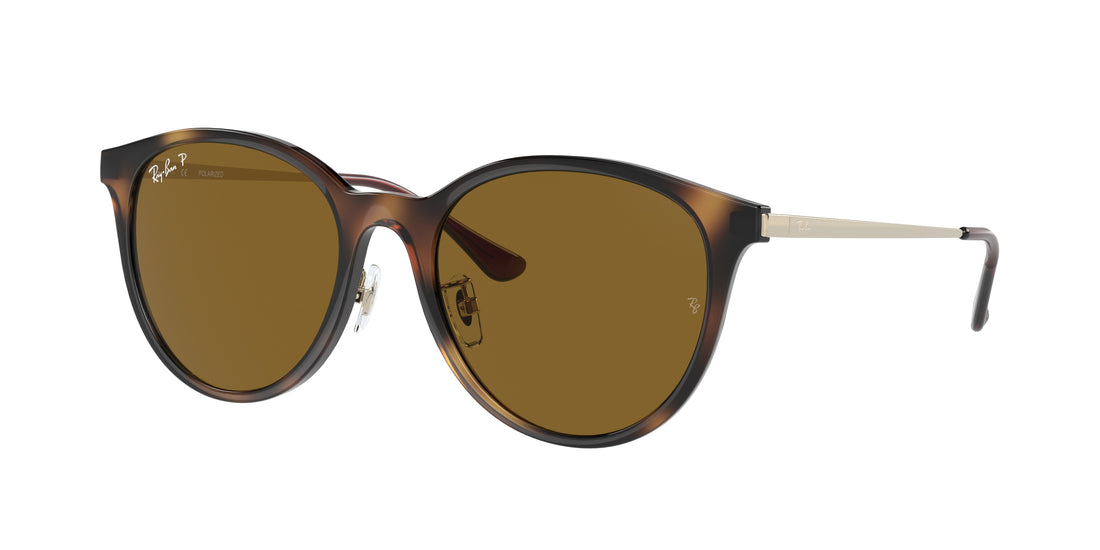 Óculos de sol ray-ban rb4334d 710/83 havana square unisex tamanho 55mm - Vista principal