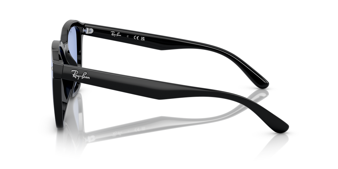 Óculos de sol ray-ban rb4392d 601/80 negro square unisex tamanho 66mm - Vista de detalhe