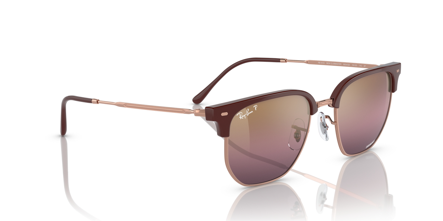RAY-BAN RB4416 NEW CLUBMASTER 6654G9 53