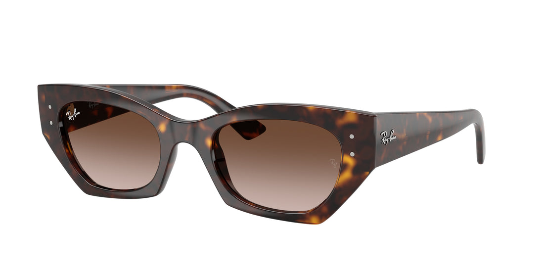 Lunettes de soleil ray-ban rb4430 zena 135913 havana irregular unisex taille 49mm - Vue principale