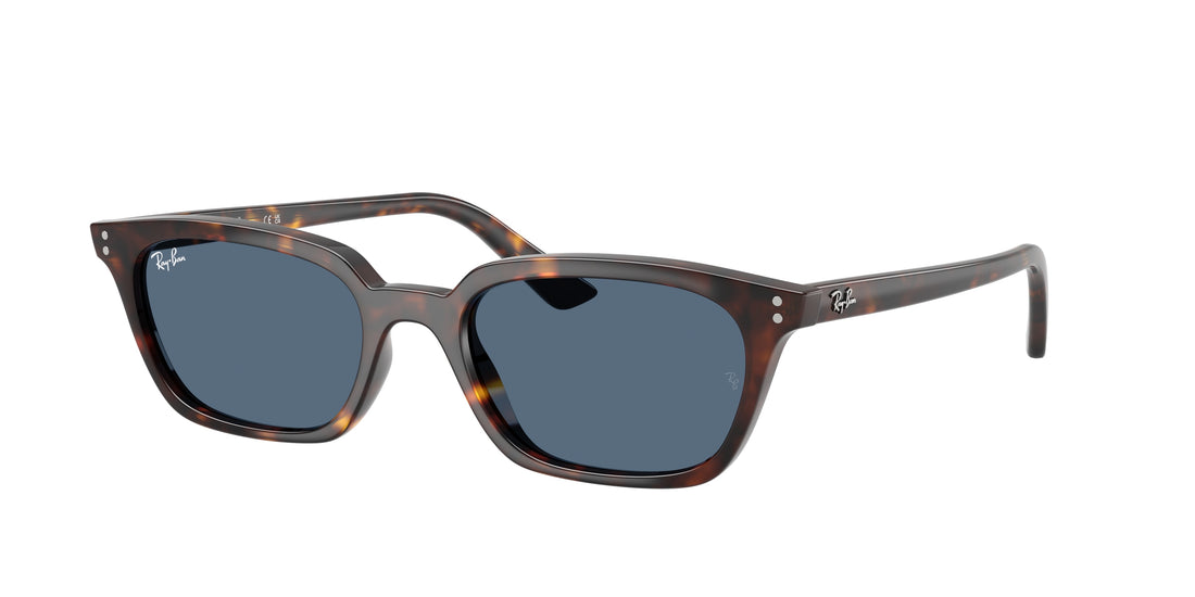 Óculos de sol ray-ban rb4456 zaya 135980 havana pillow unisex tamanho 53mm - Vista principal