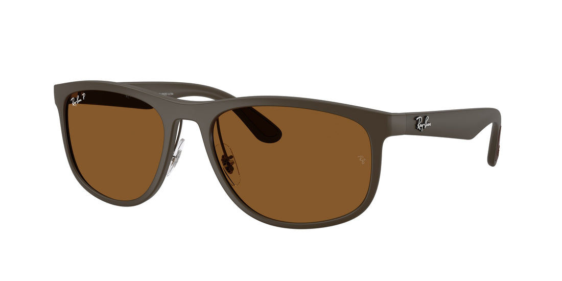 Sunglasses ray-ban rb4468 6124bb marron square unisex size 59mm - Main view