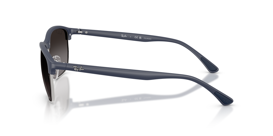 Óculos de sol ray-ban rb4469 6331t3 azul square unisex tamanho 59mm - Vista de detalhe