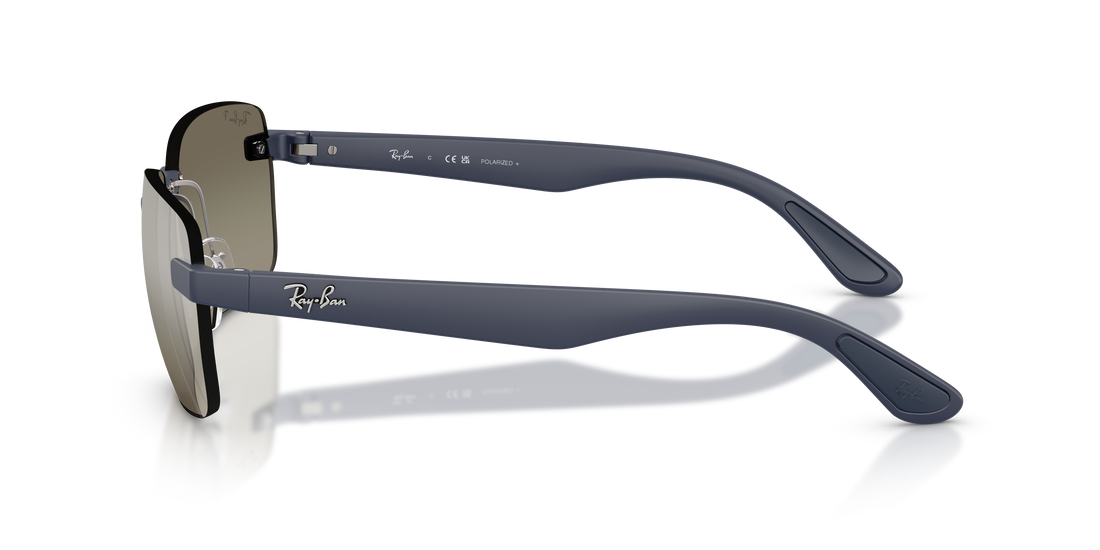 Óculos de sol ray-ban rb4470ch 63315j azul irregular unisex tamanho 62mm - Vista de detalhe