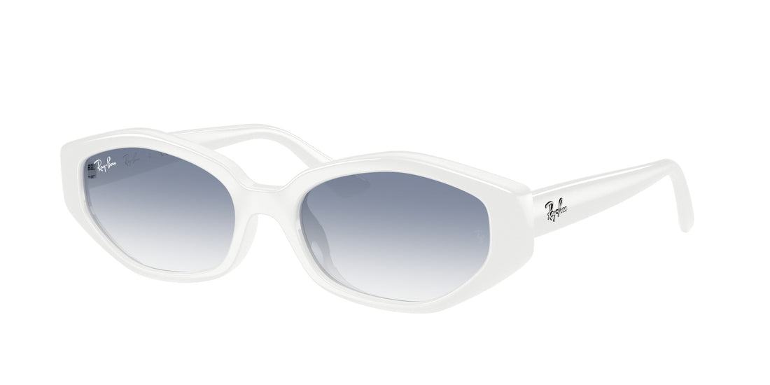 Óculos de sol ray-ban rb4473d 677219 blanco irregular unisex tamanho 56mm - Vista principal