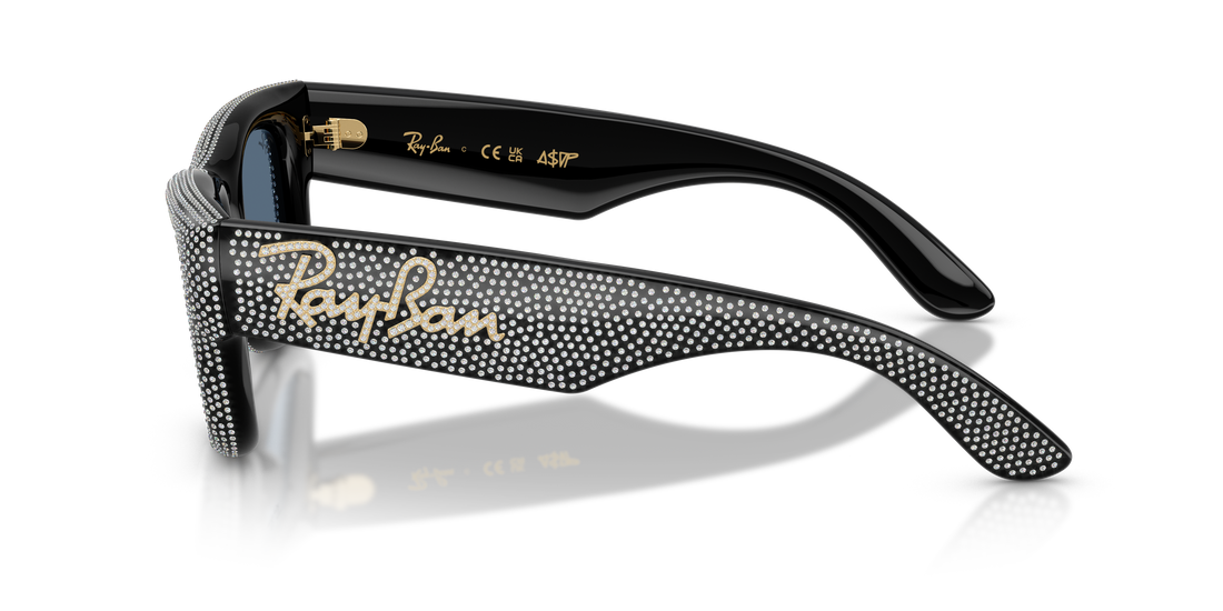 Gafas de sol ray-ban rb4940bp wayfarer puffer 686580 negro square unisex talla 47mm - Vista de detalle