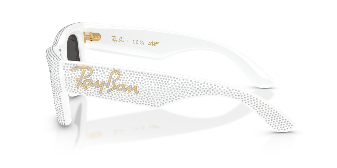 Gafas de sol ray-ban rb4940bp wayfarer puffer 686687 blanco square unisex talla 47mm - Vista de detalle