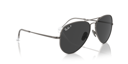 RAY-BAN RB8089 AVIATOR TITANIUM 165/48 62
