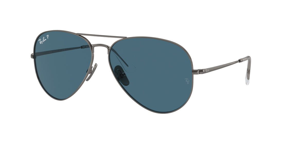 Sunglasses ray-ban rb8089 aviator titanium 165/s2 gris pilot unisex size 62mm - Main view