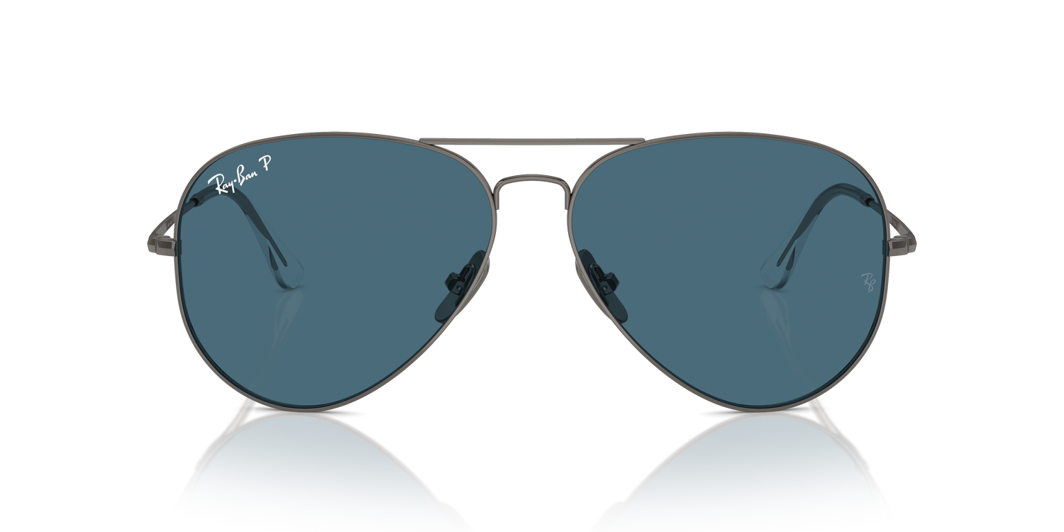 RAY-BAN RB8089 AVIATOR TITANIUM 165/S2 58