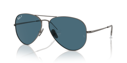 RAY-BAN RB8089 AVIATOR TITANIUM 165/S2 62