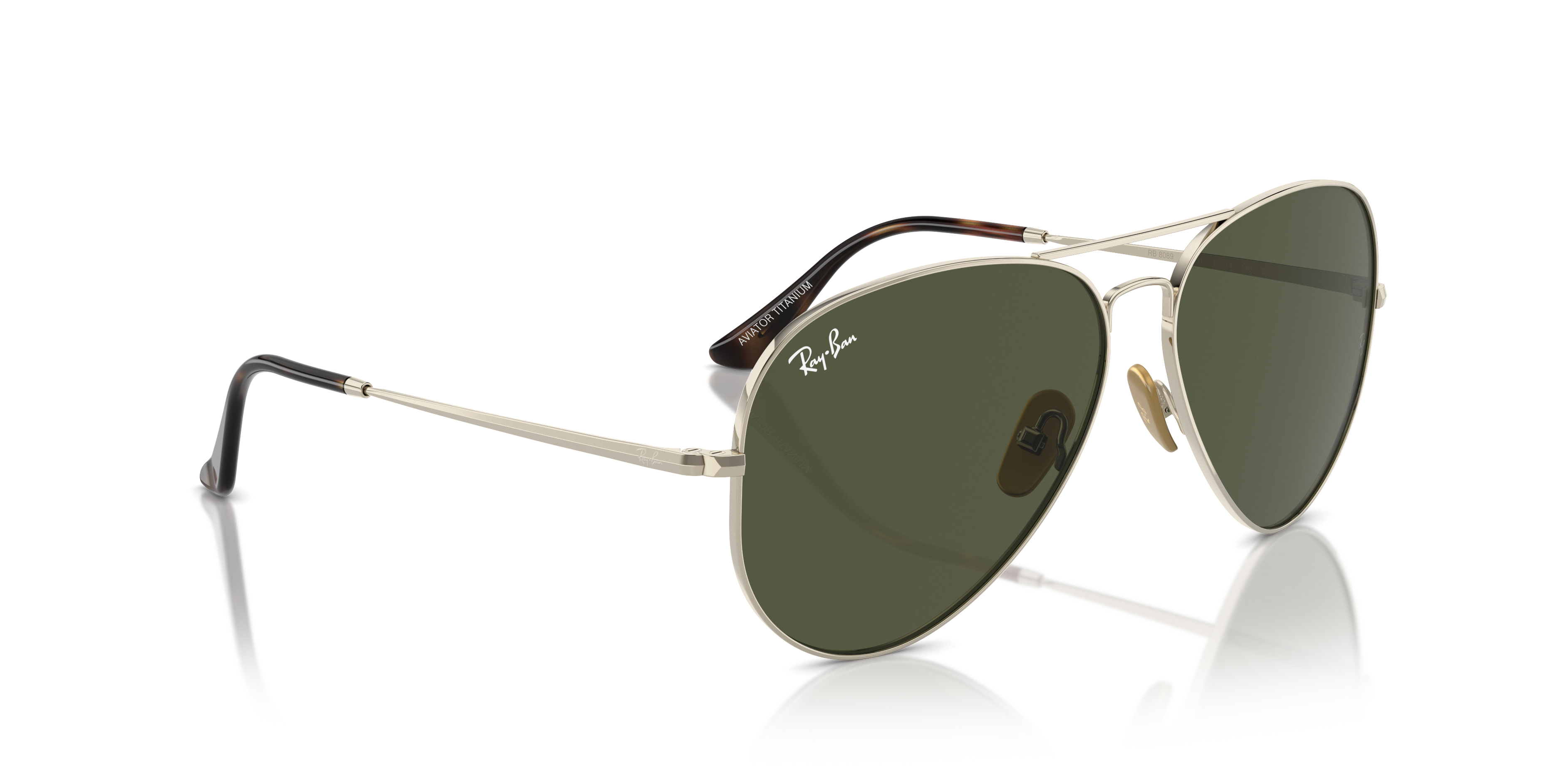 RAY-BAN RB8089 AVIATOR TITANIUM 926531 58