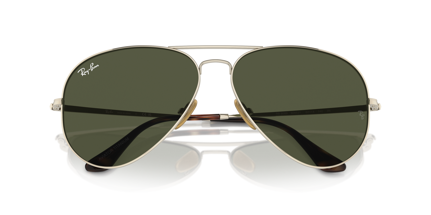 RAY-BAN RB8089 AVIATOR TITANIUM 926531 58