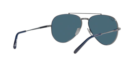 RAY-BAN RB8225 AVIATOR TITANIUM 3142S2 58