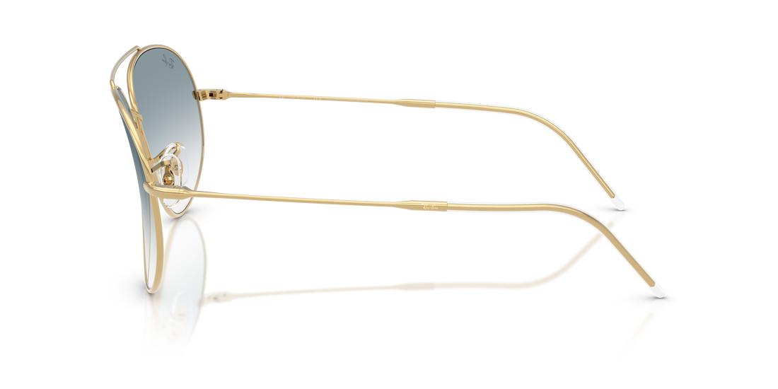Óculos de sol ray-ban rbr0101s aviator reverse 001/79 dorado pilot unisex tamanho 59mm - Vista de detalhe
