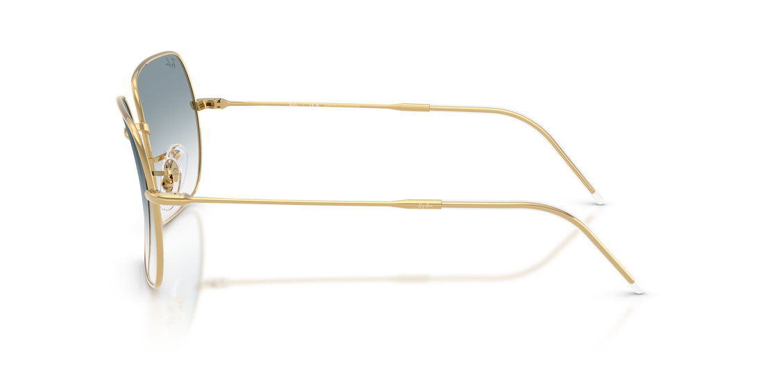 Óculos de sol ray-ban rbr0104s square reverse 001/79 dorado square femenino tamanho 56mm - Vista de detalhe